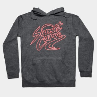 Neon Sunset Curve Hoodie